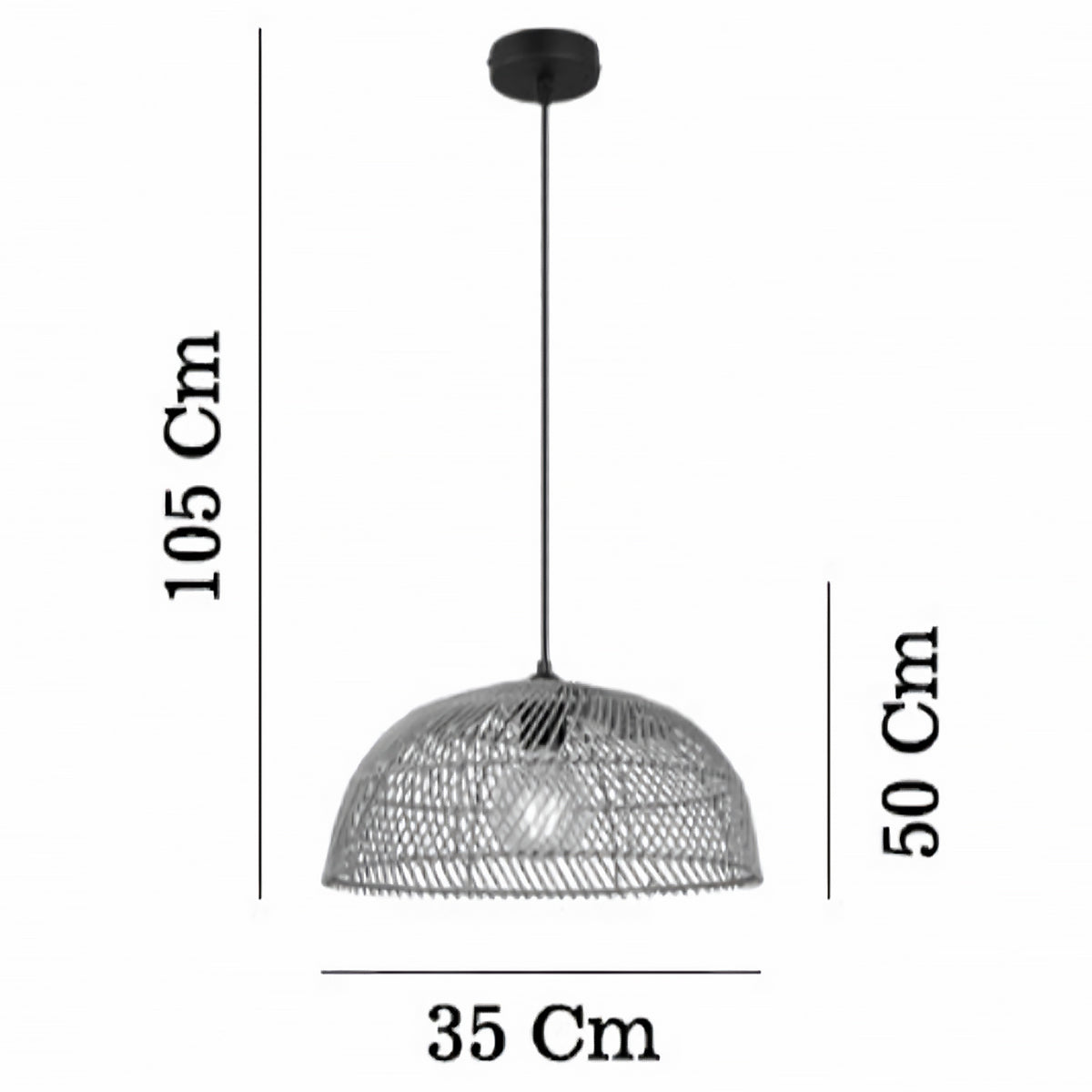 No:244 Sarkıt Avize (35 cm)