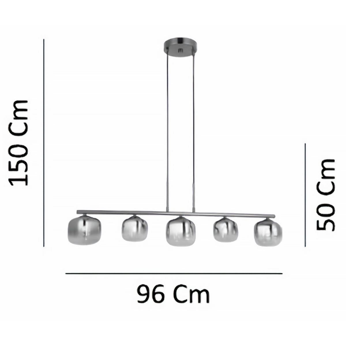No:342 Sıralı Avize (5'li)
