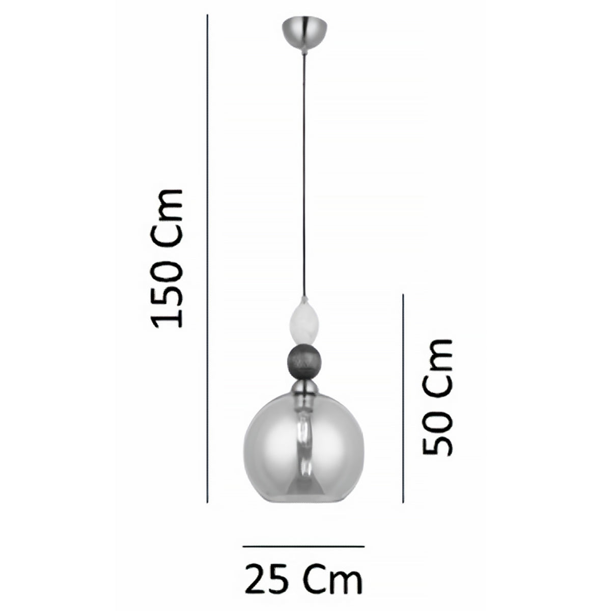 No:338 Sarkıt Avize (20 cm)
