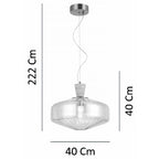 No:345 Sarkıt Avize (40 cm)