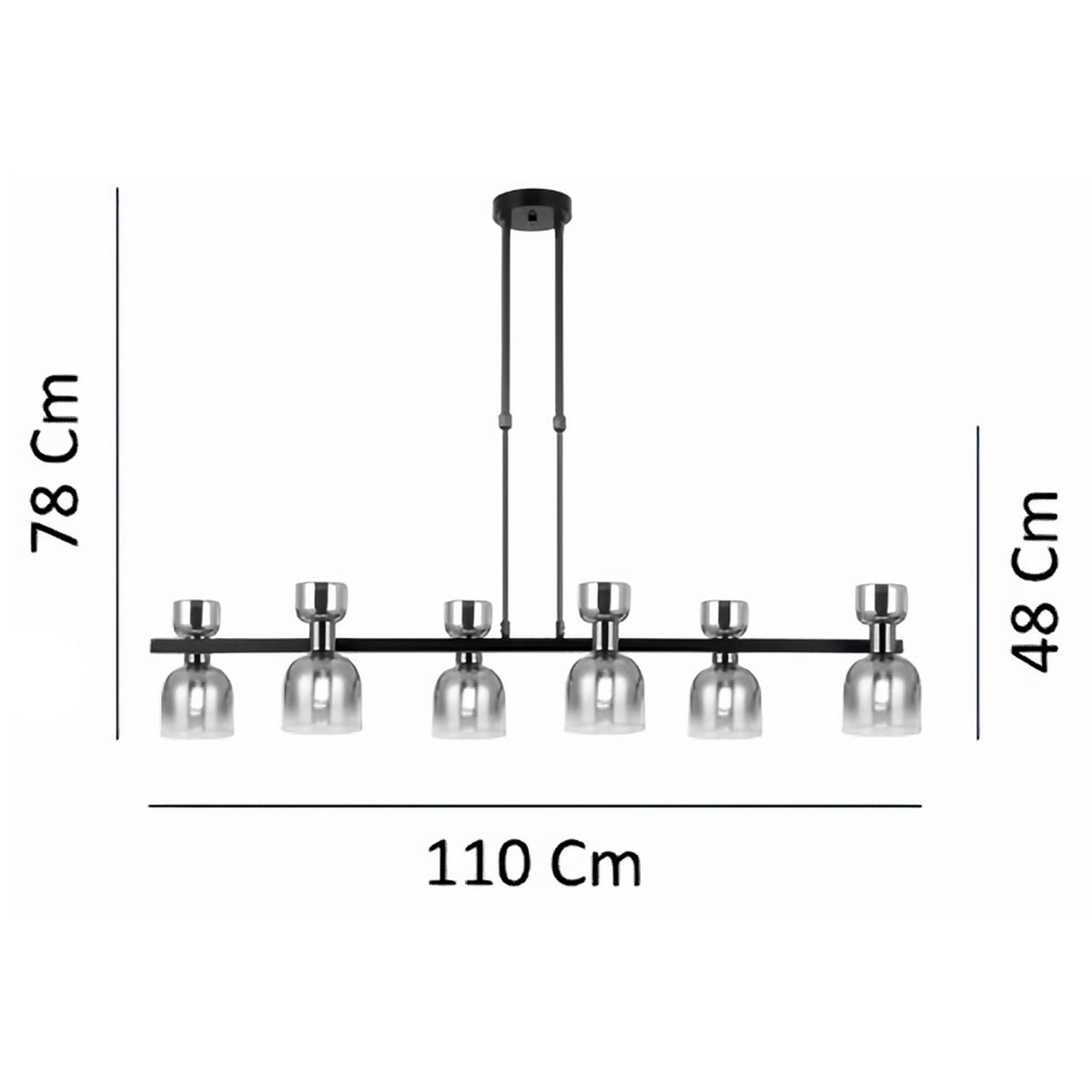 No:359 Sıralı Avize (6'lı)