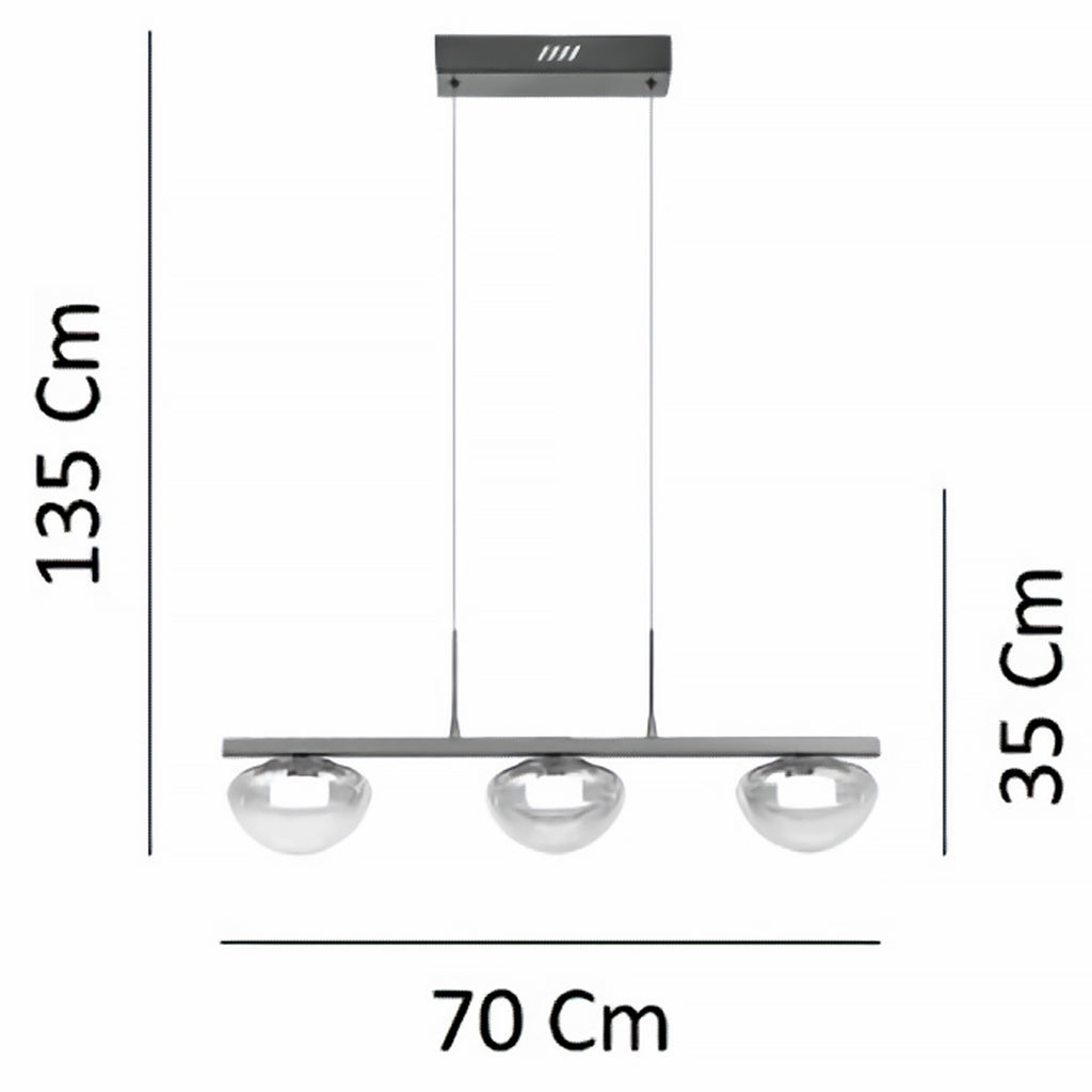 No:352 Sıralı Avize (3'lü)